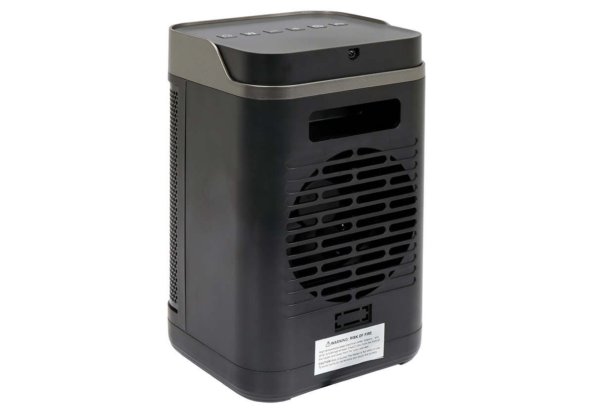 Απεικονίζεται γωνιακή λήψη του αερόθερμου.